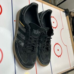 Adidas x Maharishi Handball Spezial Sneakers Black Suede Gum Size 9